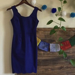 Lulus scalloped cocktail dress, xs